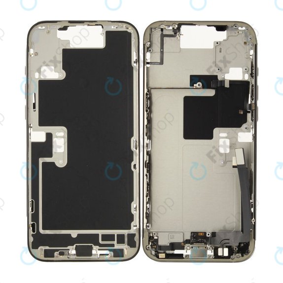 Střední Rám s Baterií pro iPhone 16 Pro Max | White Titanium | ZD076-00694 | Genuine Apple