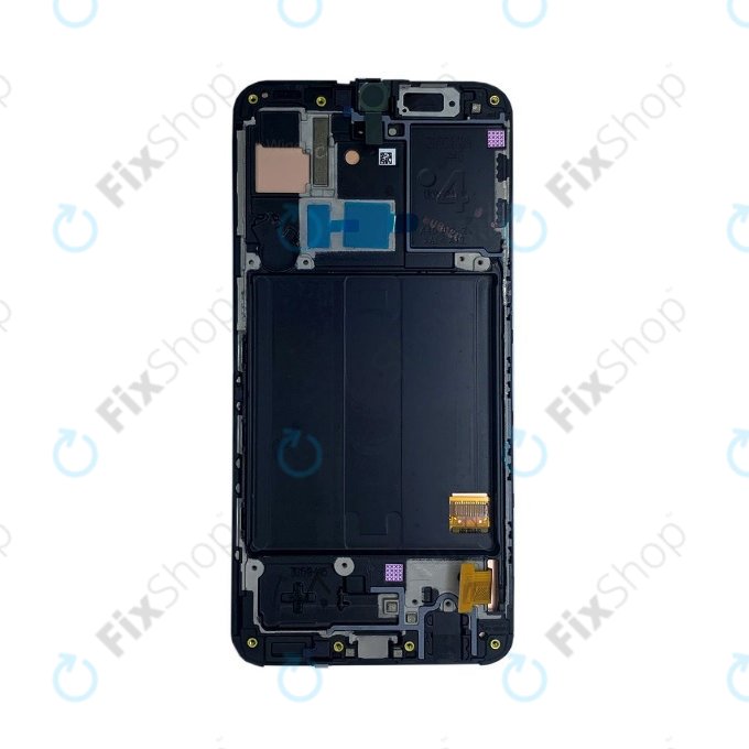 Samsung Galaxy A40 A405F - LCD Displej + Dotykové Sklo + Rám (Black) - GH82-19672A, GH82-19674A Genuine Service Pack
