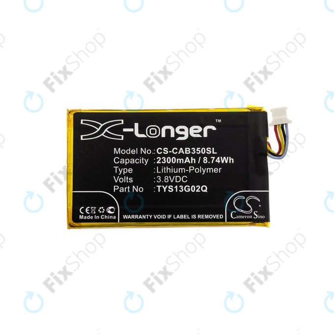 Baterie pro Caterpillar CAT B35, 2300mAh, Li-Pol, 3.8 V, TYS13G02Q, HQ