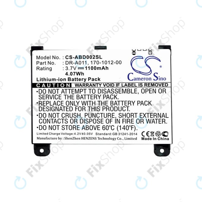 Baterie pro Amazon Kindle 2, 1100mAh, Li-Ion, 3.7V, DR-A011, HQ