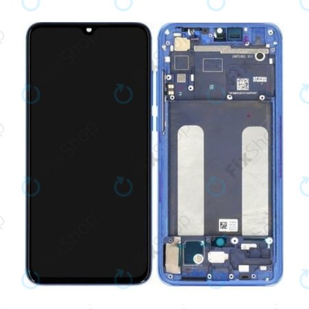 Xiaomi Mi 9 Lite - LCD Displej + Dotykové Sklo + Rám (Aurora Blue) - 561010033033, 5600040F3B00 Genuine Service Pack