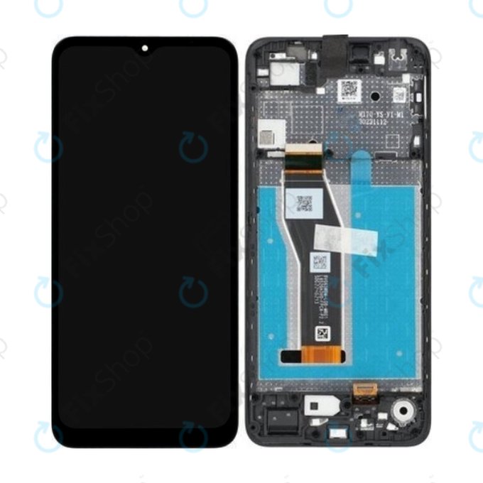 Motorola Moto E13 - LCD Displej + Dotykové Sklo + Rám (Cosmic Black) - 5D68C22340 Genuine Service Pack