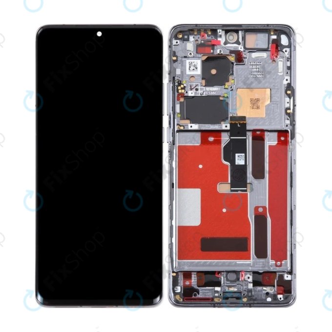 Huawei P50 Pro JAD-AL50 JAD-LX9 - LCD Displej + Dotykové Sklo + Rám (Golden Black) OLED