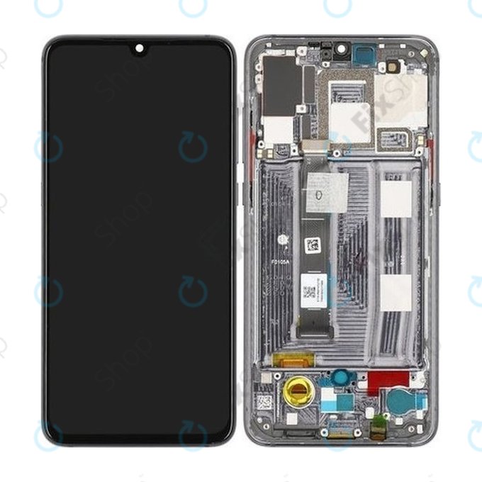 Xiaomi Mi 9 - LCD Displej + Dotykové Sklo + Rám (Piano Black) - 560610095033 Genuine Service Pack