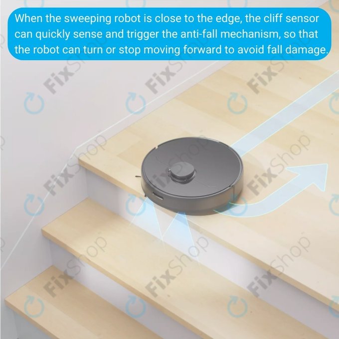 Xiaomi Roborock S7 - Senzory Pádu (Levé)