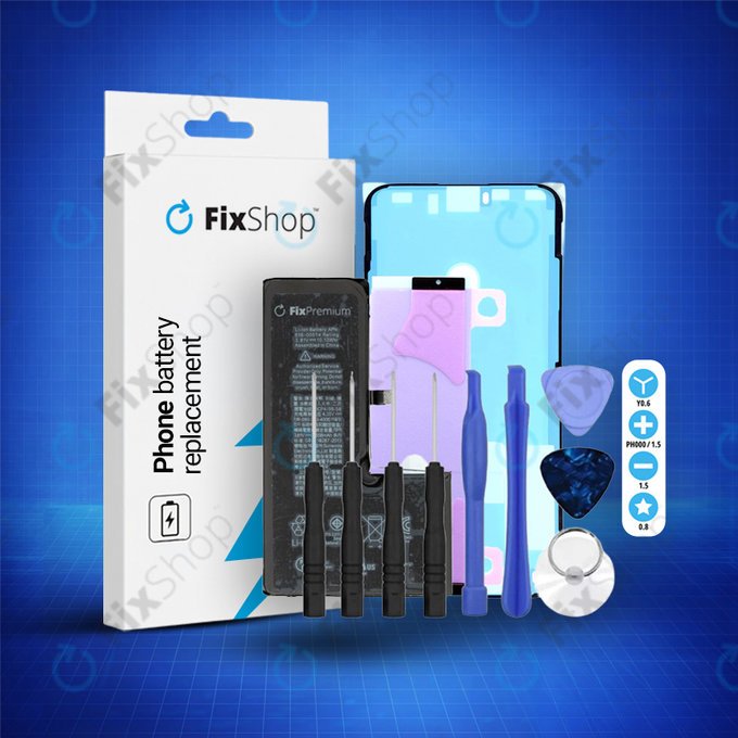 Apple iPhone XS - Baterie 2658mAh FixPremium + Lepka pod Baterii + Lepka pod LCD + Set Nářadí - Multipack