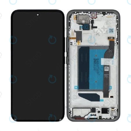 Displej pro Xiaomi Redmi Note 15 Pro+ 5G, Midnight Black, Dotykové sklo s rámem, 5600260P16U00, Genuine Service Pack