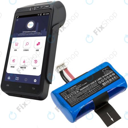 Baterie pro Ingenico Apos A8, 2600mAh, Li-Ion, 7.4V, LD18650D, HQ