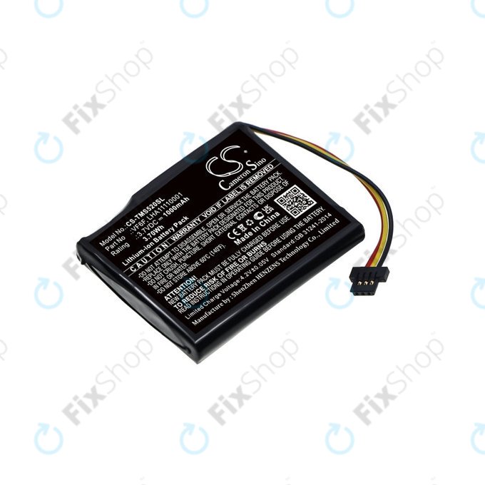 Baterie pro TomTom Start 52, 1000mAh, Li-Ion, 3.7V, VF6F, HQ