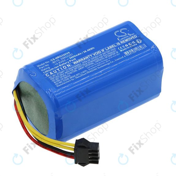 Baterie pro Hoover HGO31, HGO32, HGO33, 2600mAh, Li-Ion, 14.8V, B015, HQ