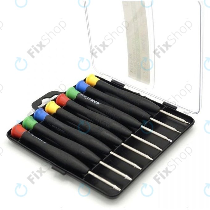 Baku BK-6108 - Sada Šroubováků na Servis Telefonů, Tabletů a Notebooků (8ks)