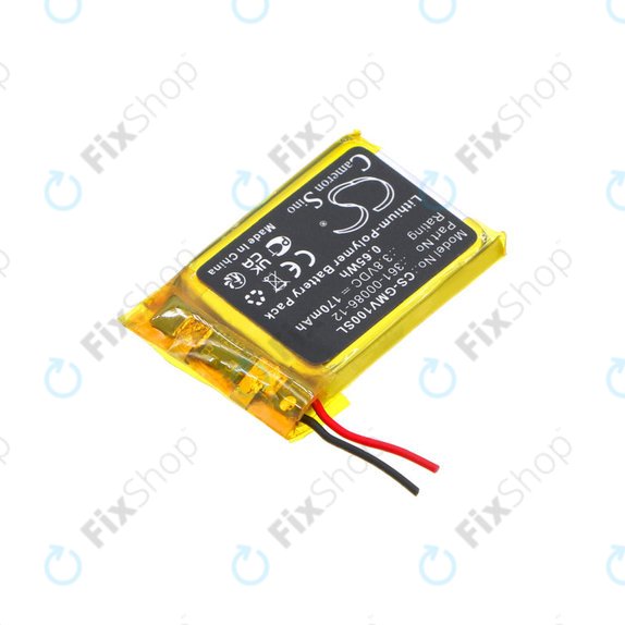 Baterie pro Garmin Femix 6s Pro, Venu, 170mAh, Li-Pol, 3.8V, 361-00086-12, HQ
