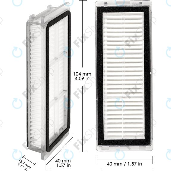 HEPA filtr, 2 ks pro Xiaomi Dreame L20 Ultra, X20 Pro, X20 Pro Plus