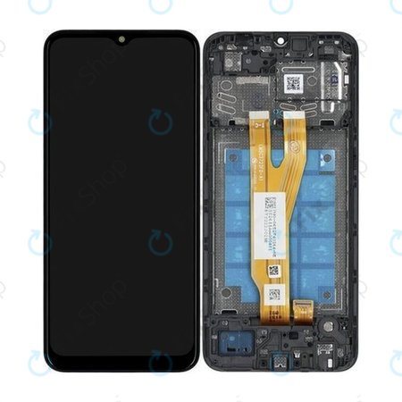 Samsung Galaxy A03 Core A032F - LCD Displej + Dotykové Sklo + Rám (Black) - GH81-21711A Genuine Service Pack