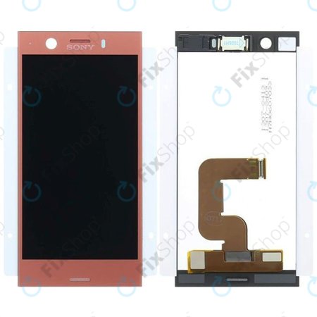 Sony Xperia XZ1 Compact G8441 - LCD Displej + Dotykové Sklo (Twilight Pink) - 1310-2241 Genuine Service Pack