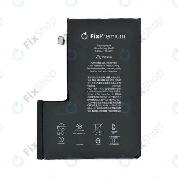 Baterie pro iPhone 12 Pro Max, 3687mAh, DIAGNOSTIC