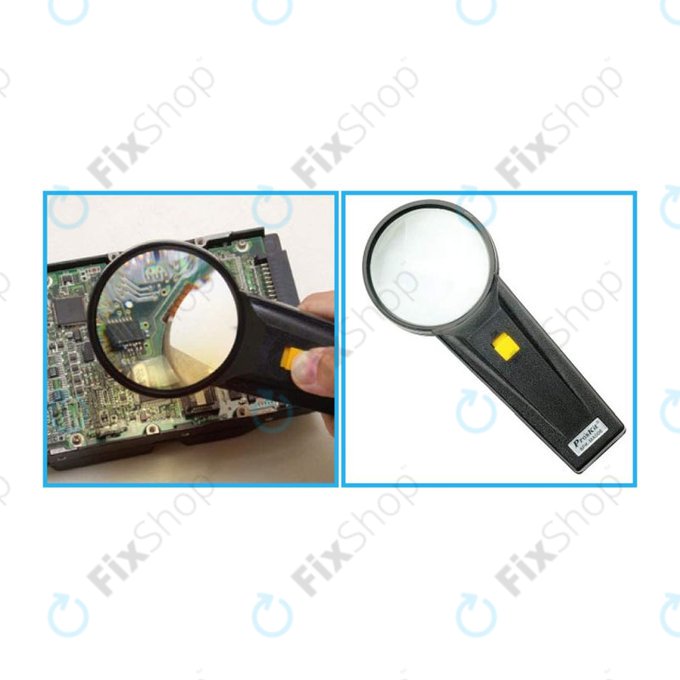 Pro'sKit 8PK-MA006 - Profi Lupa s Osvětlením (4x zvětšení)