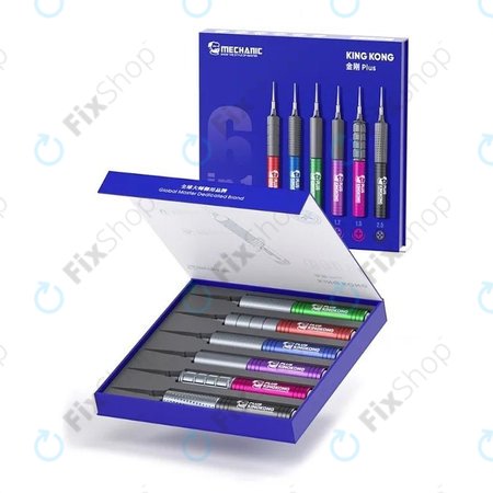 Mechanic KING KONG+ - Sada šroubováků Torx, Tri-point, Cross - 6ks