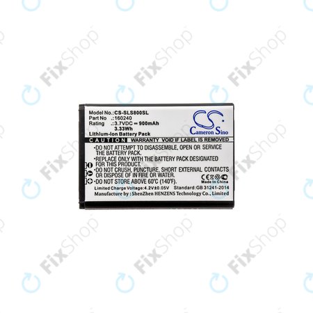 Baterie pro Steelseries 61298rx, Siberia 840, 900mAh, Li-Ion, 3.7V, 160240, HQ