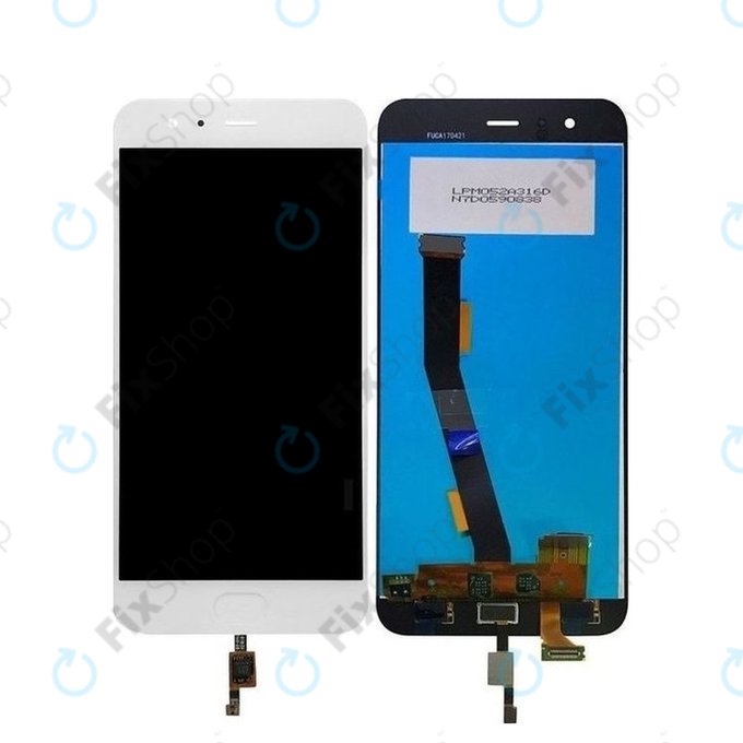 Xiaomi Mi 6 - LCD Displej + Dotykové Sklo (White) TFT