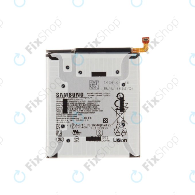 Baterie pro Samsung S26, EB-BS942ABE, GH82-39193A, Genuine Service Pack