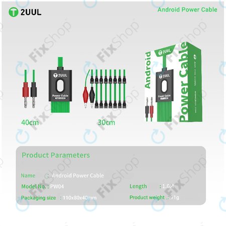 Android napájecí kabel, 16-v-1, 2UUL PW04