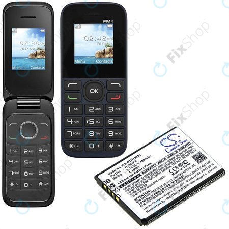 Baterie pro Alcatel OneTouch 1013, 1035D, 1046D, 400mAh, Li-Ion, 3.7V, TLi004FA, HQ