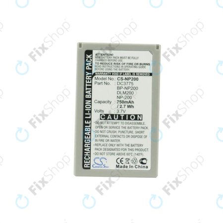 Baterie pro Minolta DiMAGE X, Xi, Xt, Xt Biz, Xg, 750mAh, Li-Ion, 3.7V, NP-200, HQ