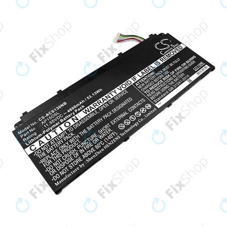 Baterie pro Acer Aspire S13, Chromebook R13, 4600mAh, Li-Pol, 11.55V, AP15O3K, HQ