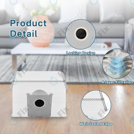 Ecovacs Deebot T30c, T50-series, T80-series, X8-series, X9 Pro-series - Sáček do vysavače
