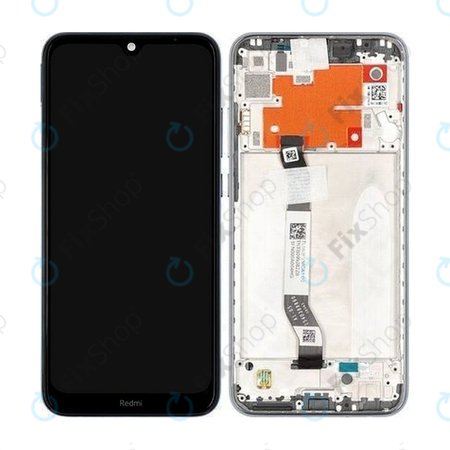 Xiaomi Redmi Note 8T - LCD Displej + Dotykové Sklo + Rám (Moonshadow Grey) - 5600040C3X00 Genuine Service Pack