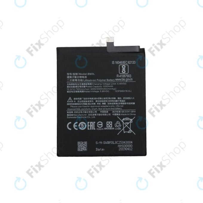 Xiaomi Mi 9 - Baterie BM3L 3300mAh