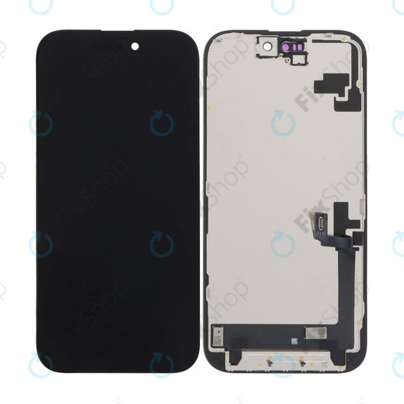 Displej In-Cell HD+ pro iPhone 16, Dotykové sklo s rámem