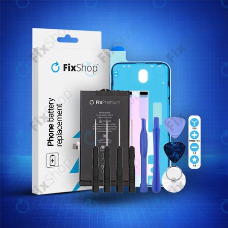 Apple iPhone 12, 12 Pro - Baterie 2815mAh FixPremium + Lepka pod Baterii + Lepka pod LCD + Set Nářadí - Multipack