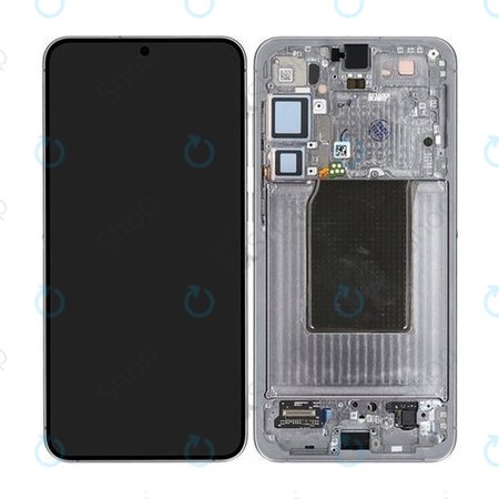 Samsung Galaxy S25 Plus - LCD Displej + Dotykové Sklo + Rám (Silver Shadow) - GH82-36368A Genuine Service Pack