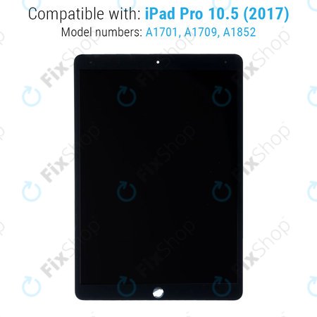 Apple iPad Pro 10.5 (2017) - LCD Displej + Dotykové Sklo (Black) Refurbished