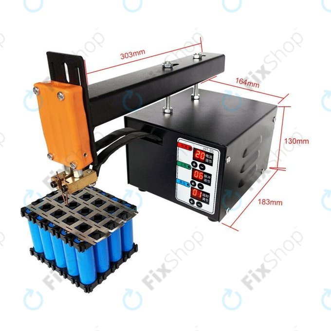JST-IIS - 3KW High Power 18650 - Pulzní Svářečka na Lithiové Baterie