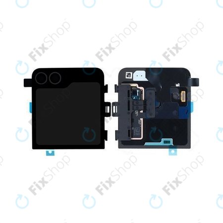 Samsung Galaxy Z Flip 6 F741B - LCD Displej + Dotykové Sklo + Rám (Vnější) (Crafted Black) - GH97-30012E Genuine Service Pack