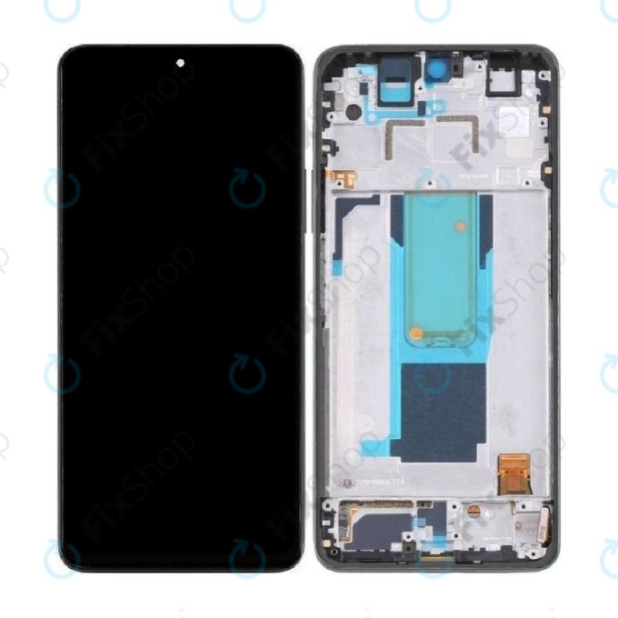 Xiaomi Redmi Note 11 Pro+ 5G 220333QAG - LCD Displej + Dotykové sklo + Rám (Mysterious Black) - 560001K16U00 Genuine Service Pack