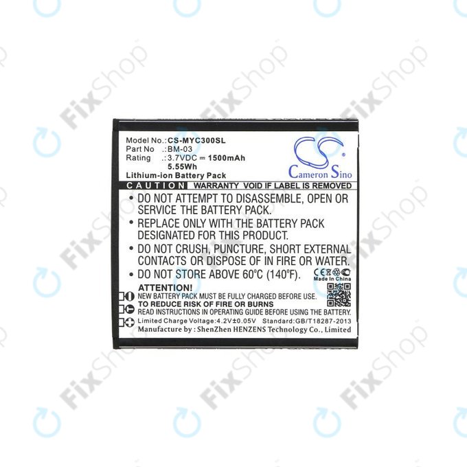 Baterie pro MyPhone Funky, 1500mAh, Li-Ion, 3.7V, BM-03, HQ