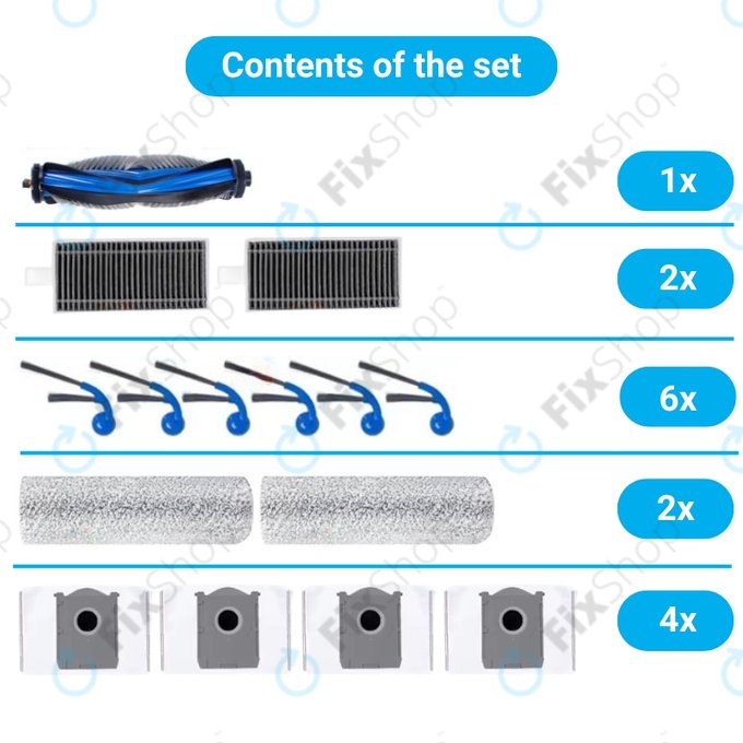 Ecovacs T80 Omni, T80 - Kompletní set