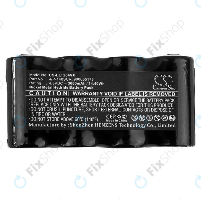Electrolux Spirit Wet and Dry, ZB264x - Baterie 4/P-140SCR, 900055173 Ni-MH 4.8V 3000mAh HQ