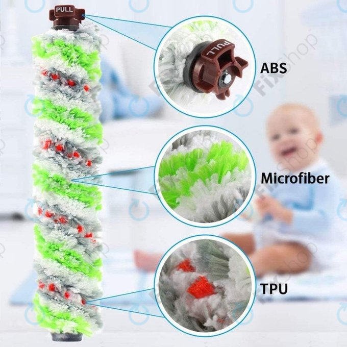 Bissell CrossWave - Hlavní Kartáč - Pet Brush 1785 (Mikrovlákno)