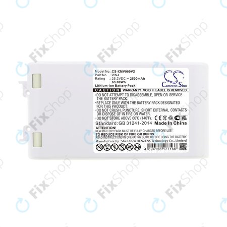 Baterie pro Xiaomi Dreame V10, V9, V8, XR, 2500mAh, Li-Ion, 25.2V, WN4, HQ