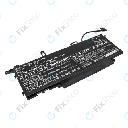 Baterie pro Dell Latitude 7310 2-in-1, 7400 2-in-1, 6750mAh, Li-Pol, 7.6V, NF2MW, HQ