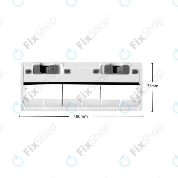 Ecovacs Deebot N-series, T-series, X1-series, Ozmo-series - Kryt Hlavního Kartáče (Bílý)