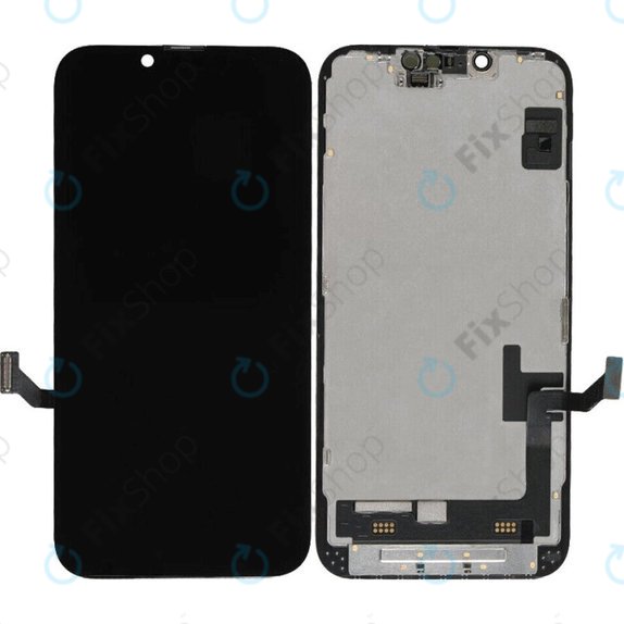 Displej Soft OLED pro iPhone 14, Dotykové sklo s rámem, DIAGNOSTIC