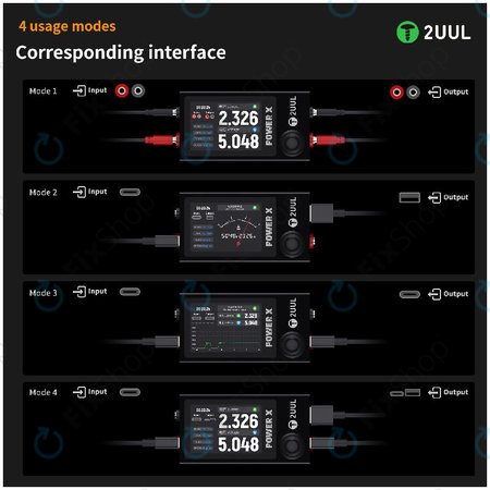 USB měřič napětí a proudu (multimetr), 2UUL PW11