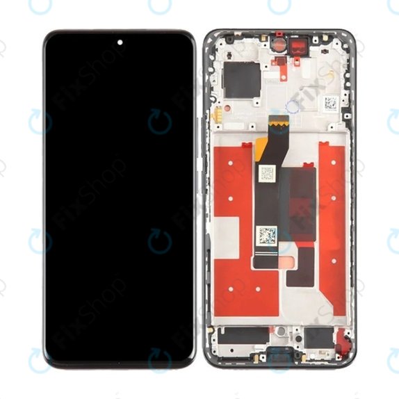 Honor 90 5G - LCD Displej + Dotykové Sklo + Rám (Midnight Black) OLED