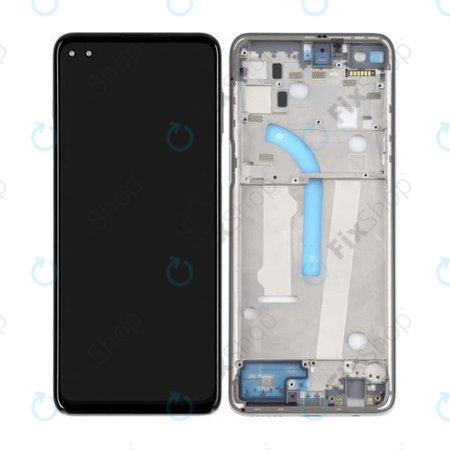 Motorola Moto G100 XT2125 - LCD Displej + Dotykové Sklo + Rám (Slate Grey) TFT